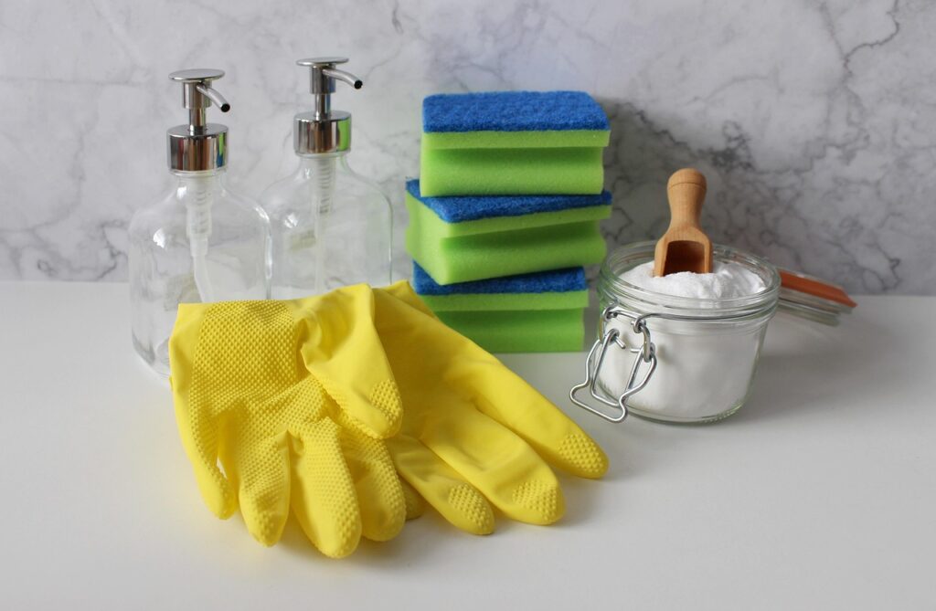 Cleaning household materials