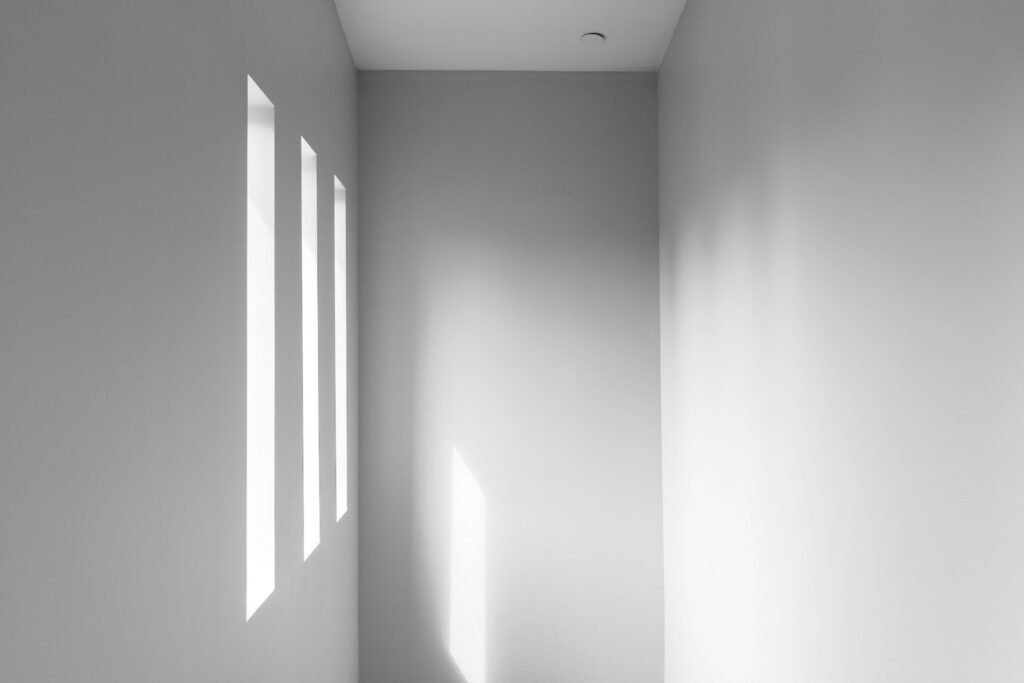 White empty hallway