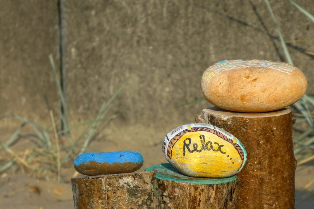 A group of round objects with writing on them