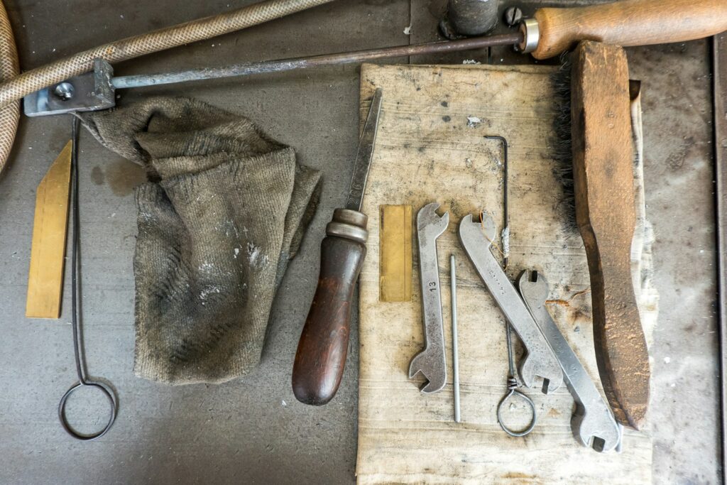 Assorted carpentry tools