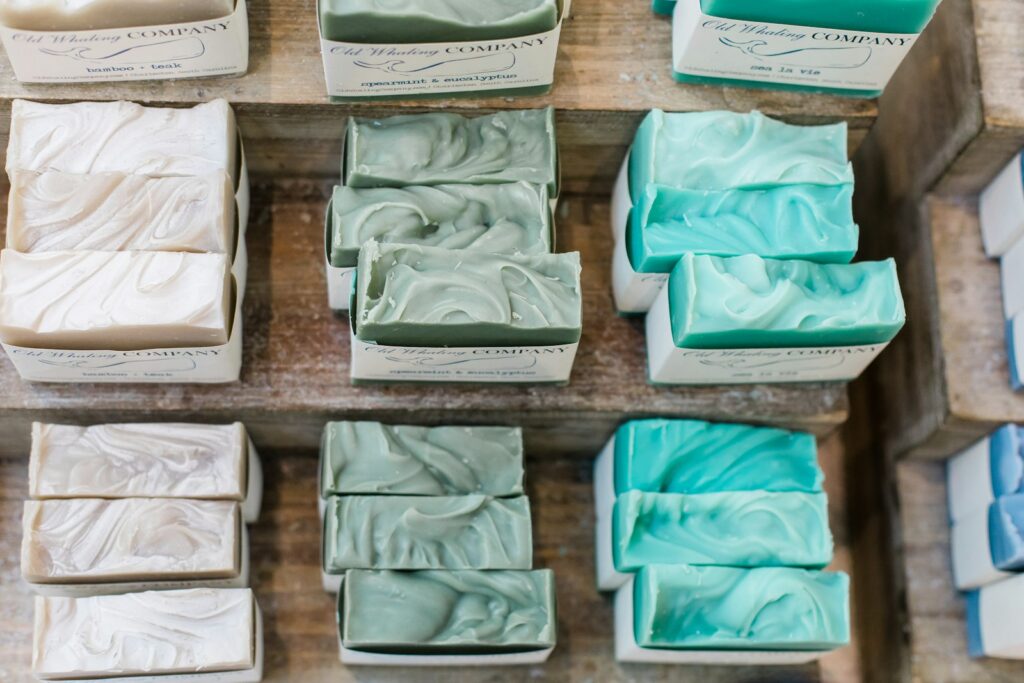 Assorted bar soaps