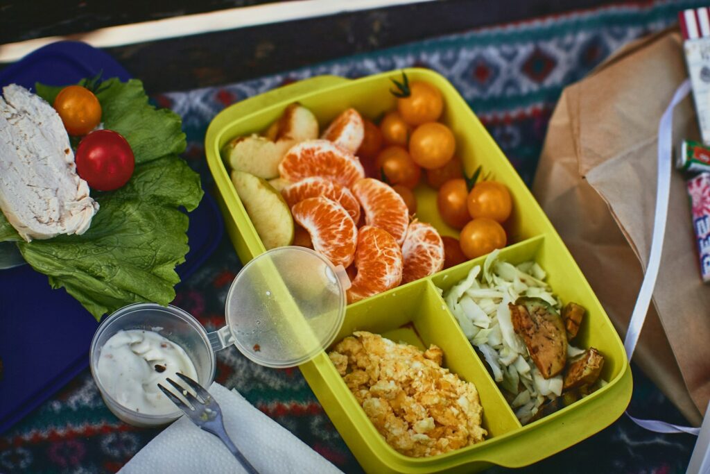 A packed of food.